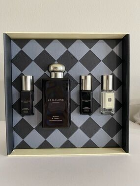 Jo Malone Myrrh & Tonka Cologne Discovery Collection, 4pc Set 100ml + 3x9ml New